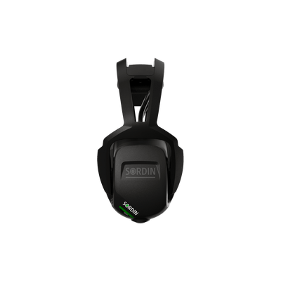 Sordin Sharp electronic earmuffs, headband, left view