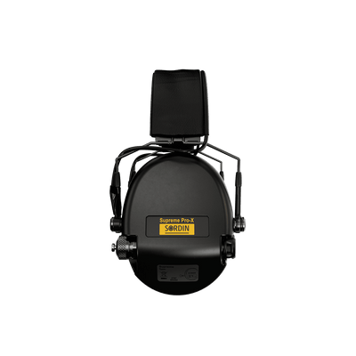Sordin Supreme Pro-X SFA electronic earmuffs, black, right view