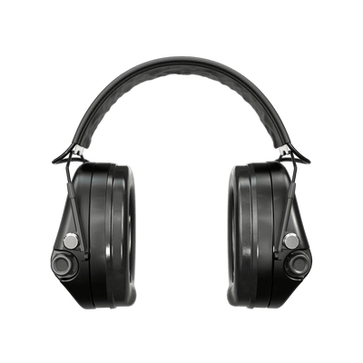Sordin Supreme Pro-X SFA electronic earmuffs, black, front view