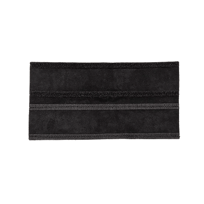 Sordin black leather headband cover for Pro and Pro-X earmuffs, inside view