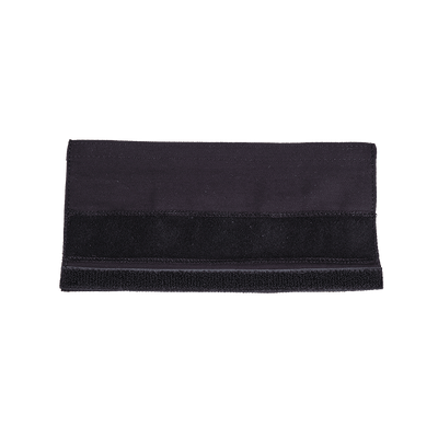 Sordin black textile headband cover for Pro and Pro-X earmuffs, front view