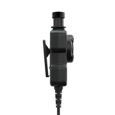 Sordin PTT single-com splashproof push-to-talk unit, detail view