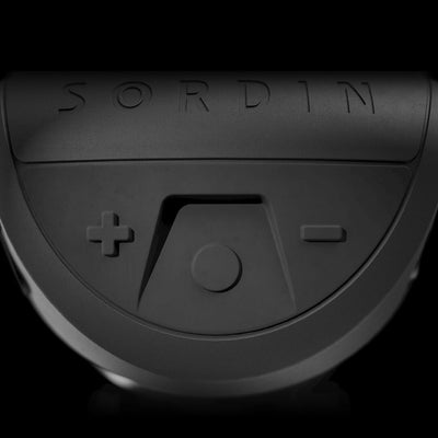 Close-up of the Sordin Supreme X2 BT keypad and control buttons